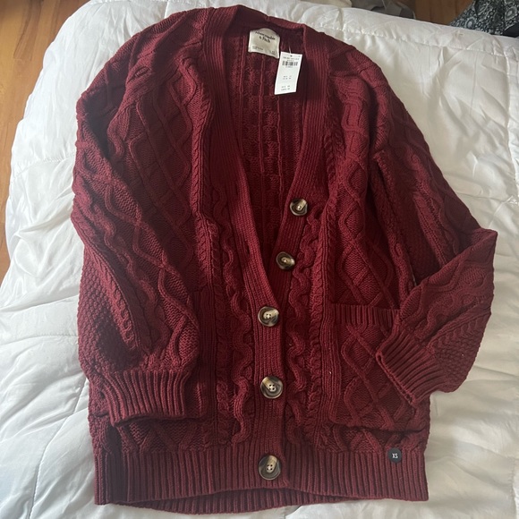 Abercrombie & Fitch Sweaters Nwt Abercrombie Cable Knit Cardigan